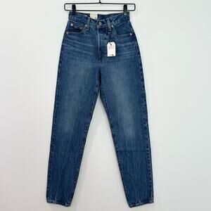 Levi’s 501 ‘81 Jeans Blue Beauty Medium Wash Mom Jean Tapered Leg  size 23